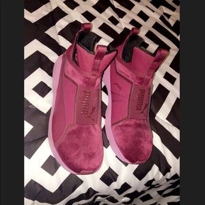 Maroon Puma shoes